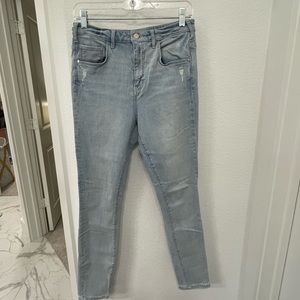 SUPER high rise Pilcro skinny jeans